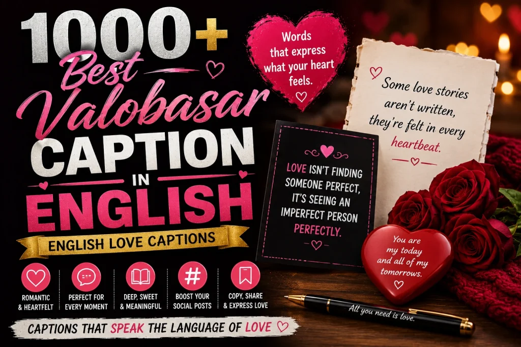 1000+ Best Valobasar Caption in English (English Love Captions)