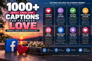 1000+ Best English Captions for Facebook Love (Romantic, Sweet & Soulmate Collection)